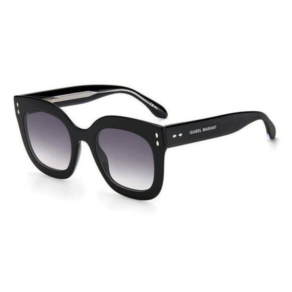 A0959Z New ISABEL MARANT Black Square IM 0002/N/S 8079O Sunglasses Women - Picture 1 of 4